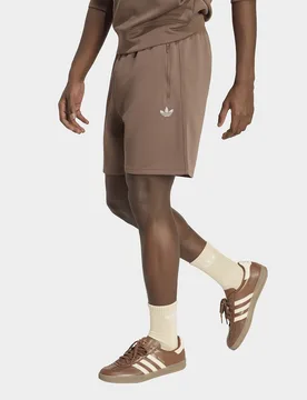Mens Short Trefoil Essentials Spacer - Marrone, marrone marrone Uomo taglia XS - Adidas - FashionsVida