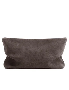 Sac en cuir - Pochette NINA CLUTCH gris - Aesther Ekme - FashionsVida