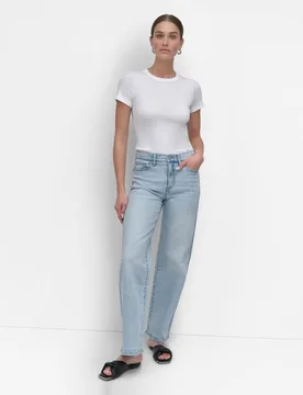 Vaqueros rectos de mujer de tiro medio - DKNY Jeans - FashionsVida