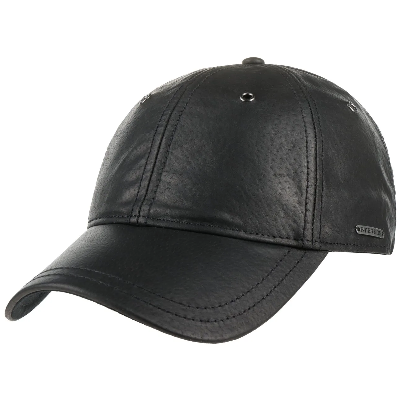 Joes Leather Cap by - black - Female - Size: One Size - Stetson - FashionsVida