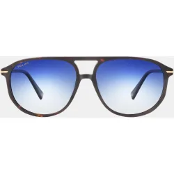 Gafa de sol de hombre piloto en acetato con lente izada