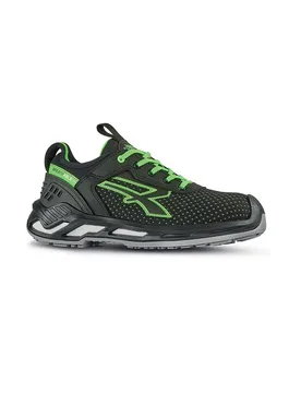 Chaussures De Sécurité Bryan Black / Green EU 45 - U-Power - FashionsVida