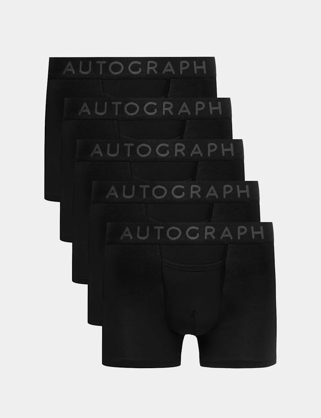 Pack Modal Stretch 360 Flex Horizontal Fly Trunks Black male - Autograph - FashionsVida