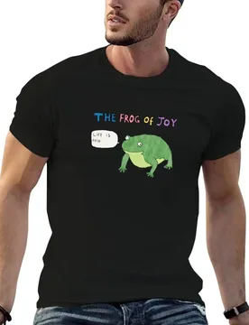 The frog of joy, life is pain T-Shirt anime custom t-shirts mens shirts graphic tee - Aliexpress - FashionsVida