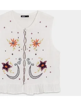 Top estampado flores de mujer - Noon - FashionsVida
