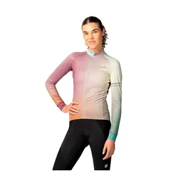 Maglia A Maniche Lunghe Gradient Performance Mystic Green