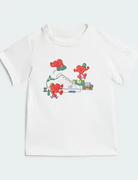 Graphics T-Shirt 18-24M White - Adidas - FashionsVida