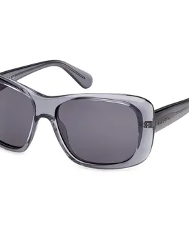 Occhiali Da Sole Da Donna Mo0177 15x56x135 Shiny Light Blue Smoke/CAT3 - Max & Co - FashionsVida