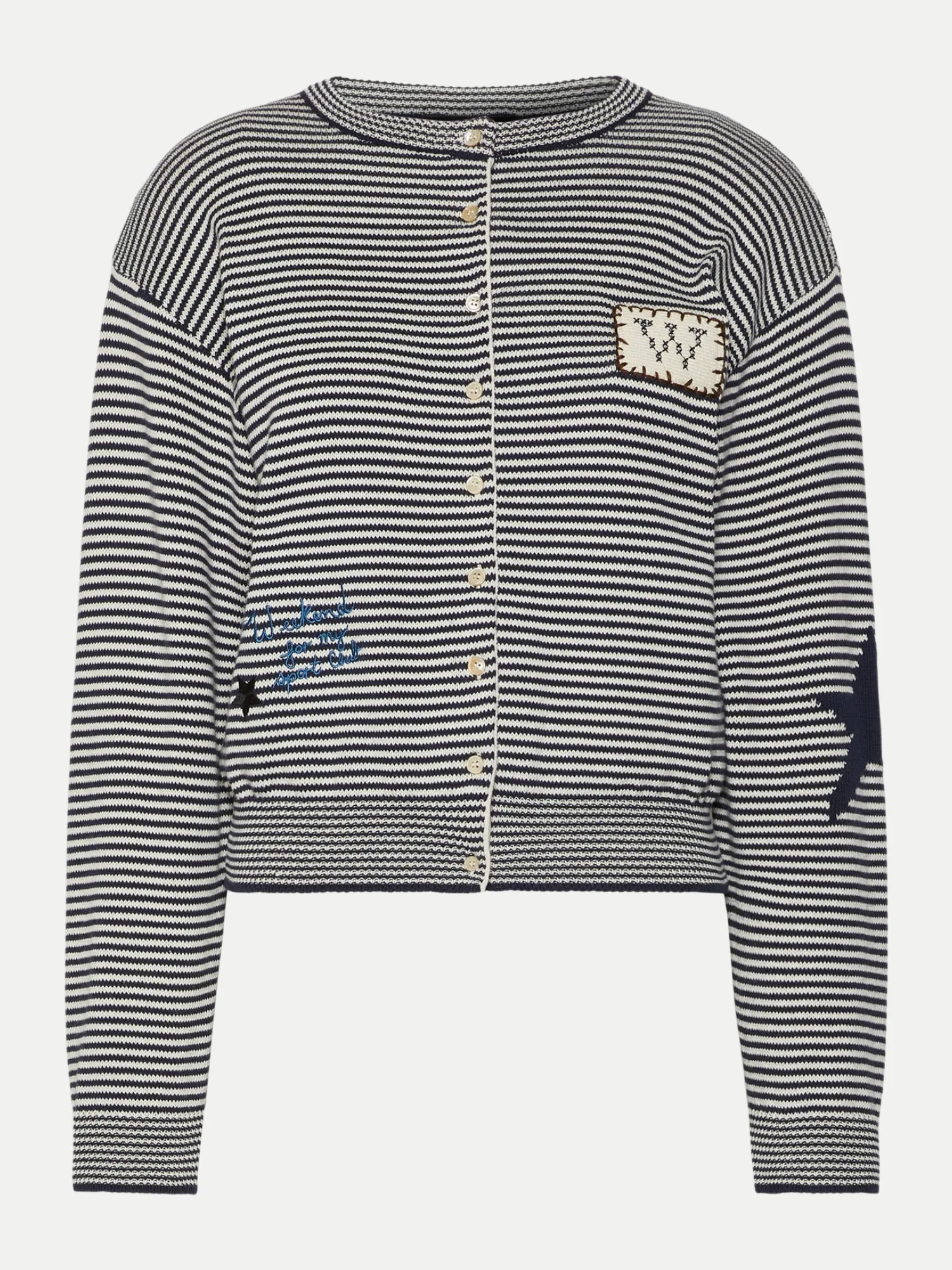 Strickjacke WKDTEIERA Blau M - Weekend Max Mara - FashionsVida