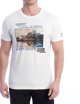 T-Shirt Ymr312-Js206 Eu Xxl Male - La martina - FashionsVida