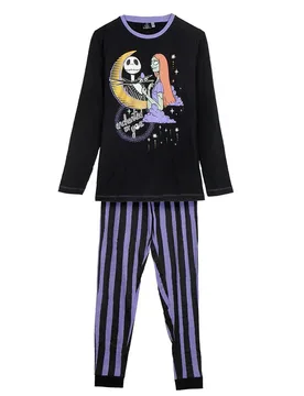 Cerda Pyjama à Manches Longues Nightmare Before Christmas Single Multicolor XS unisex - Disney - FashionsVida