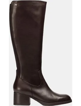 Botas piel elásticos negros - Wonders - FashionsVida