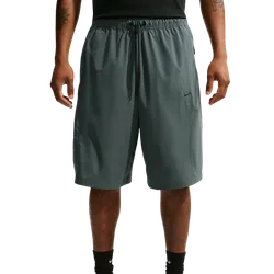Tech Men Shorts - Green - Size M - Poly Woven - Green - Size: Medium