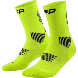 Core Run Laufsocken 5.0 Mid-Cut Herren Lime/Black 45-48+ - Cep - FashionsVida