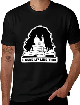 Shoto Aizawa I woke up like this T-Shirt Fashion Simple Casual Tee Shirt - Aliexpress - FashionsVida