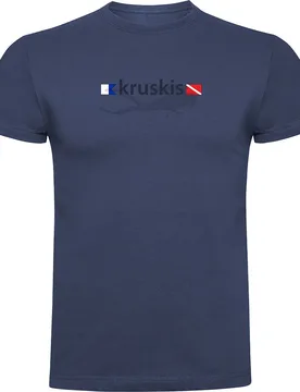 Maglietta A Maniche Corte Diver Flags - Kruskis - FashionsVida