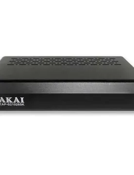 Tuner Tnt Dvb - T2 H.265 Zaps210 26510k Black One Size unisex - AKAI - FashionsVida