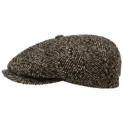 Dollis Flat Cap by - olive - Herren - Size: M (56-57 cm)