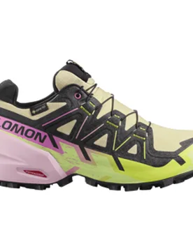 SPEEDCROSS 6 GTX Trailschuhe Damen Bog-Dawn Pink-Acid Lime 39 1/3 - Salomon - FashionsVida