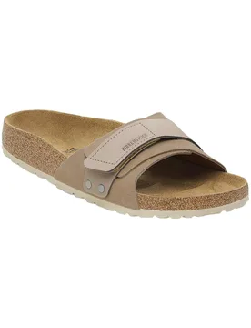 Sandales en suède - Oita Suede Leather Narrow Taupe en Cuir - Taille 37 - Marron - Birkenstock - FashionsVida