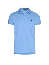 POLO Poloshirt Slim Fit hellblau L herren