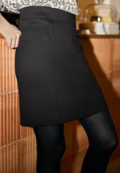 Street One Kurzer Bleistiftrock female Schwarz