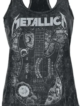 Top - Ouija Guitar - XL bis XXL - für Damen - Größe XXL - schwarz - EMP exklusives Merchandise! - Frauen - female - Metallica - FashionsVida