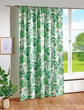 Vorhang "Palmblätter" 140 x 230 cm - 3Pagen - FashionsVida