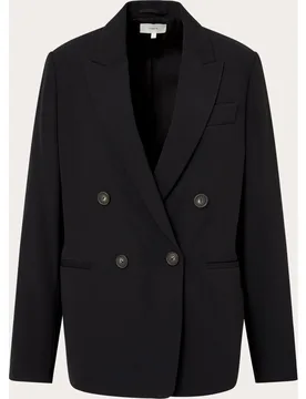 Blazer cruzado de crepé - Vince - FashionsVida