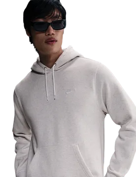 Fleece Herren Kapuzenpullover - Braun - Größe M Brown M - Nike - FashionsVida