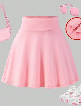 Mallas y falda versátiles para deportes y ballet para niñas - Shein - FashionsVida