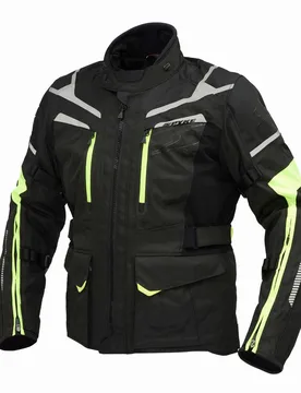 Giacca moto Tecnica Compass Lady Dry Tecno Nero Giallo taglia 40 - Spyke - FashionsVida