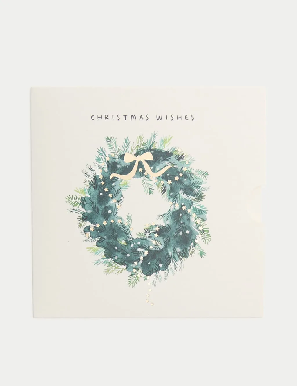 Christmas Wreath Gift Card No Colour - M&S - FashionsVida