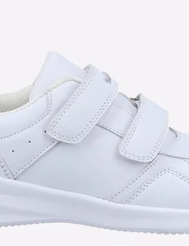 Childrens Unisex Marling Memory Foam Junior - White - Size Uk 1 Infant - Hush puppies - FashionsVida
