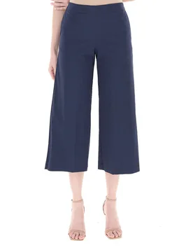 Pantalone wide leg BLU NAVY 48 - 2 LINKS - FashionsVida