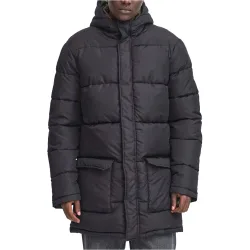 Long chaquetas hombre Negro (S)