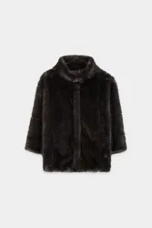 Jacke in Fell-Optik female