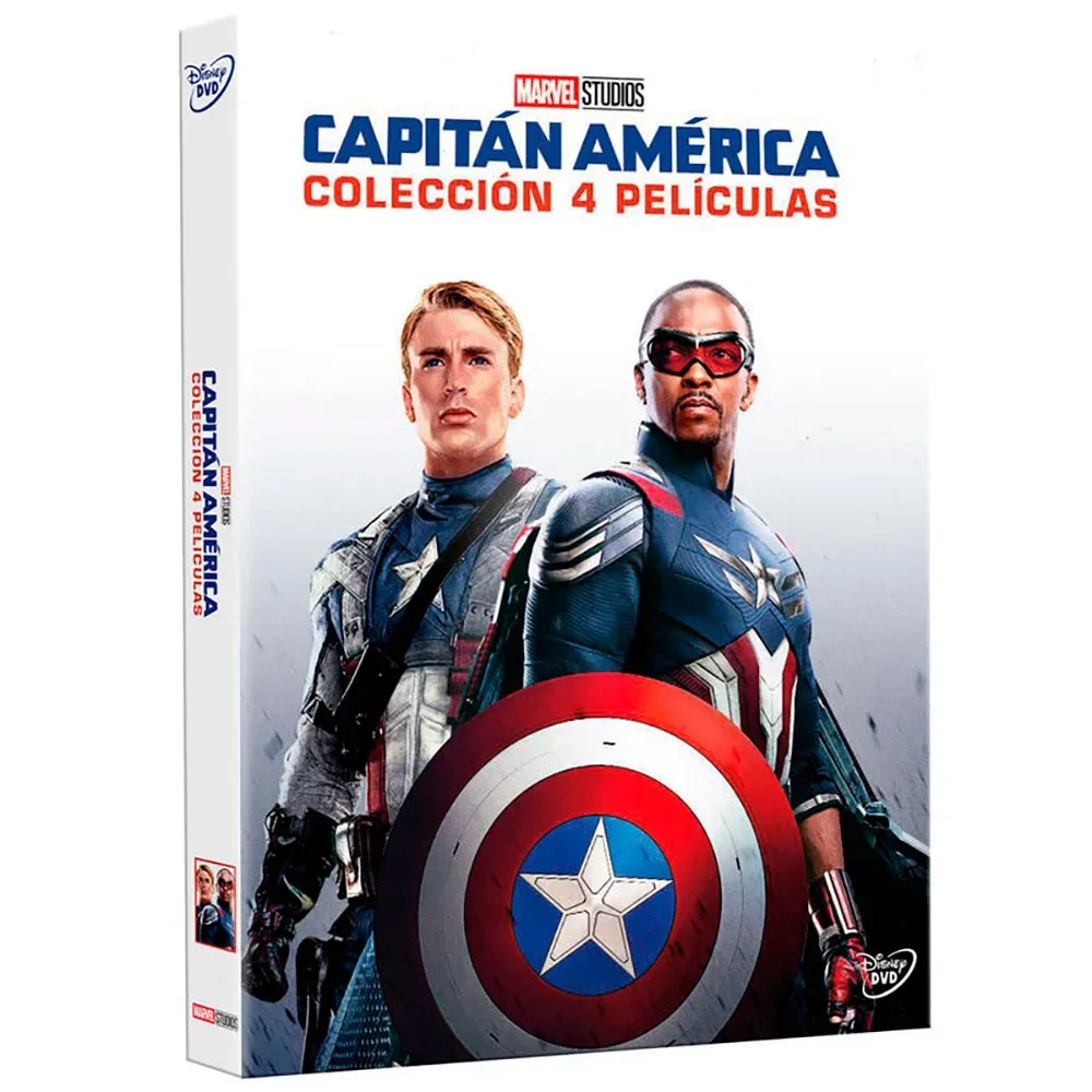 Dvd Capitán América Colección 4 Multicolor One Size unisex - Divisa - FashionsVida