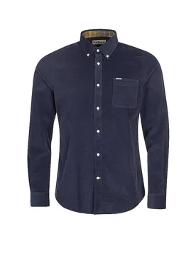 Camisa de pana RAMSEY azul oscuro S - Barbour - FashionsVida