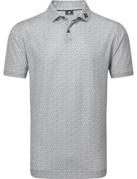 Polo Bounce Print Pique, grau s - FootJoy - FashionsVida