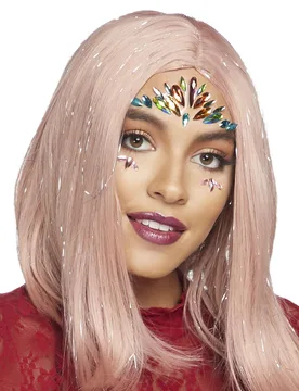 Schmucksteine für das Gesicht für Erwachsene Make-up Festival bunt - LEG-AVENUE - FashionsVida