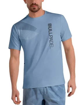 Mistel Short Sleeve T-shirt Steel Blue L - Bullpadel - FashionsVida