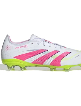 Chaussures De Football Predator Pro Fg Cloud White / Lucid Pink / Lucid Lemon EU 43 1/3 - Adidas - FashionsVida