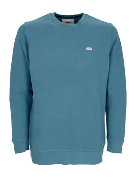 Felpa Girocollo Uomo Comfycush Crew Fleece Midnight Blue - Vans - FashionsVida