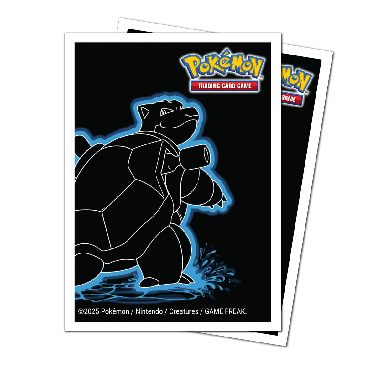 Pokémon Neon Kanto 105ct APEX Deck Protector Sleeves Blastoise - Ultra PRO - FashionsVida