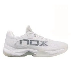 At10 Lux Padel Shoes White / Grey UK 9
