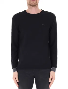 SUN68 Maglia misto lana NERO L - Sun68 - FashionsVida