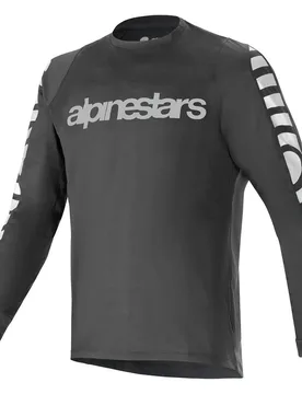 Maglia A Maniche Lunghe A-dura Dri Oscar Black Reflective - Alpinestars - FashionsVida