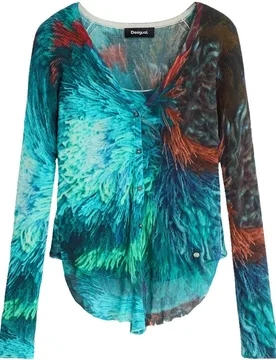 Cárdigan de mujer 2 en 1 m c lacroix - Desigual - FashionsVida