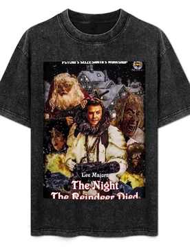 The Night The Reindeer Died T-Shirt Basic All Season Solid T-Shirt - Aliexpress - FashionsVida